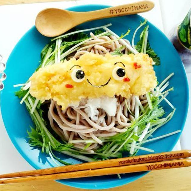 SSK静岡県産わさびドレッシングでサラダ蕎麦がうますぎる～～レシピ付き♪