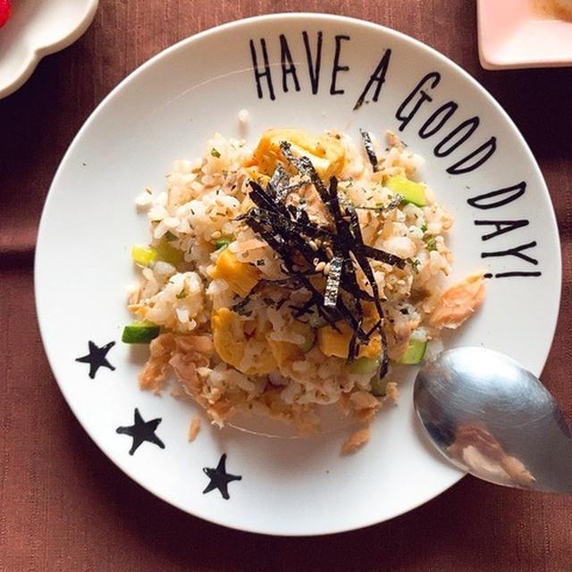 ツナ缶と鮭フレークで簡単♪栄養満点混ぜちらし寿司