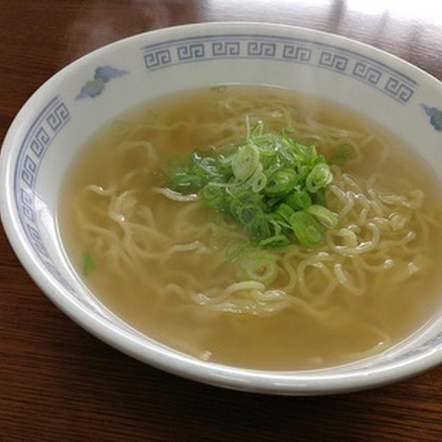 今朝の麺は「和風ラーメン？」