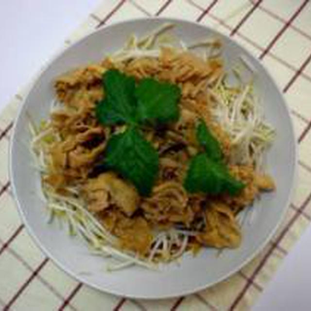 * 豚肉の茹で漬け