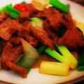 蔥爆牛肉│牛肉とネギの炒め物