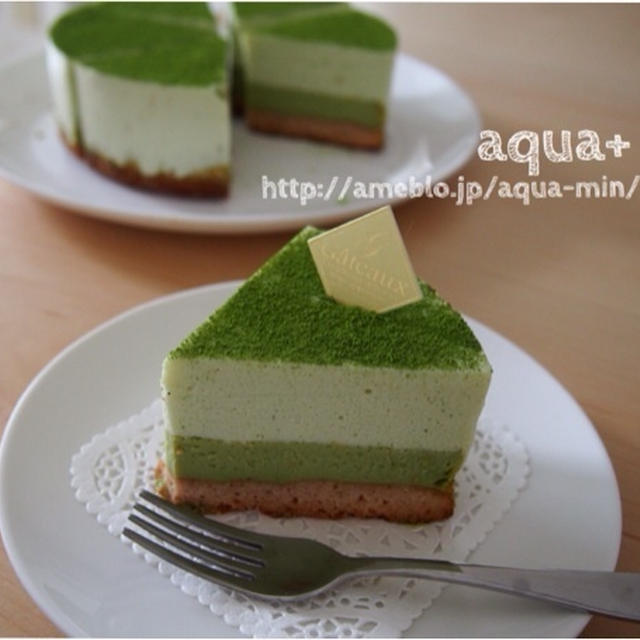 抹茶タルト 抹茶とホワイトチョコのムース チーズケーキの二層仕立て By Aqua さん レシピブログ 料理ブログのレシピ満載