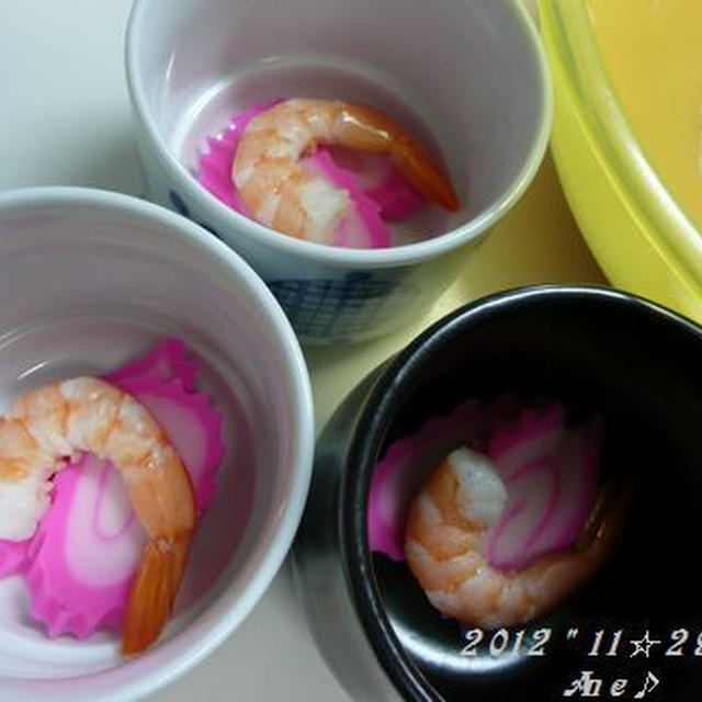 白エビふりかけ入り茶碗蒸し