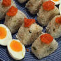 おにぎりアクション・明太子おにぎりと博多がめ煮
