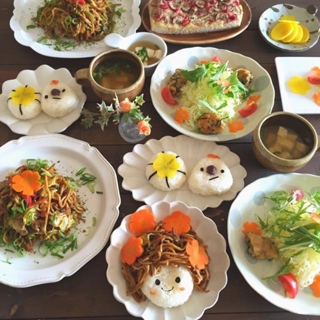 昨日の焼きそばLunch＊