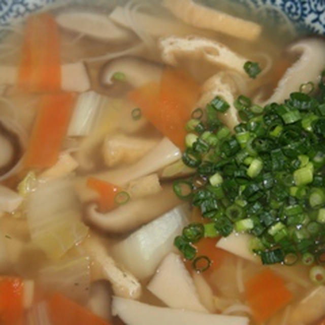 3月5日　　茸と油揚の にゅう麺