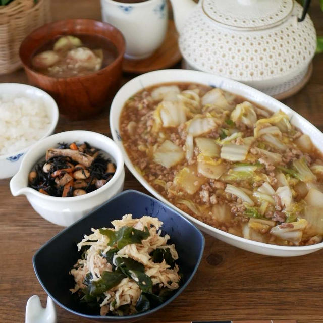 白菜とひき肉のとろとろ煮