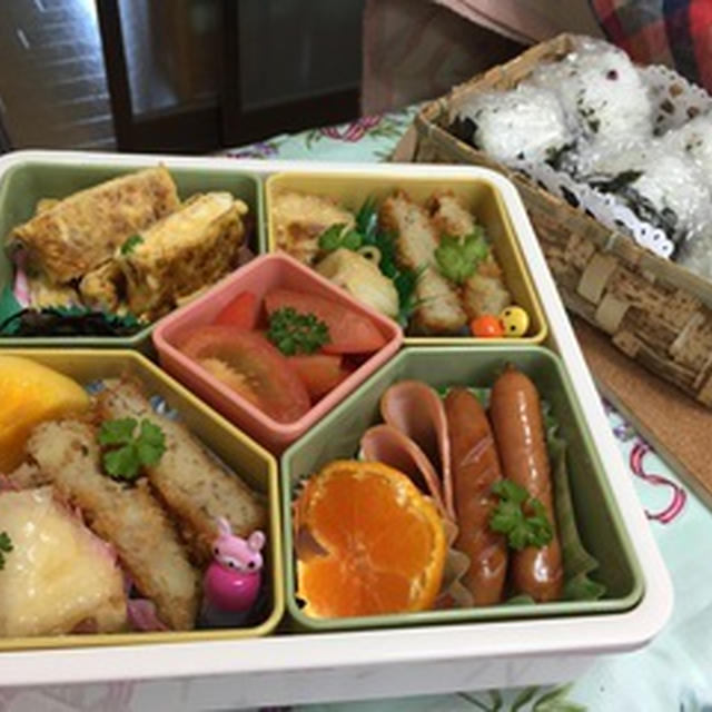 ポンタを連れて墓参り