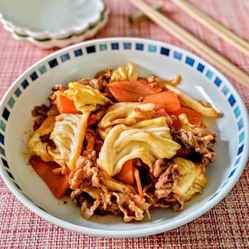 【回鍋肉・ホイコーロー】焼肉のたれで味が決まる！