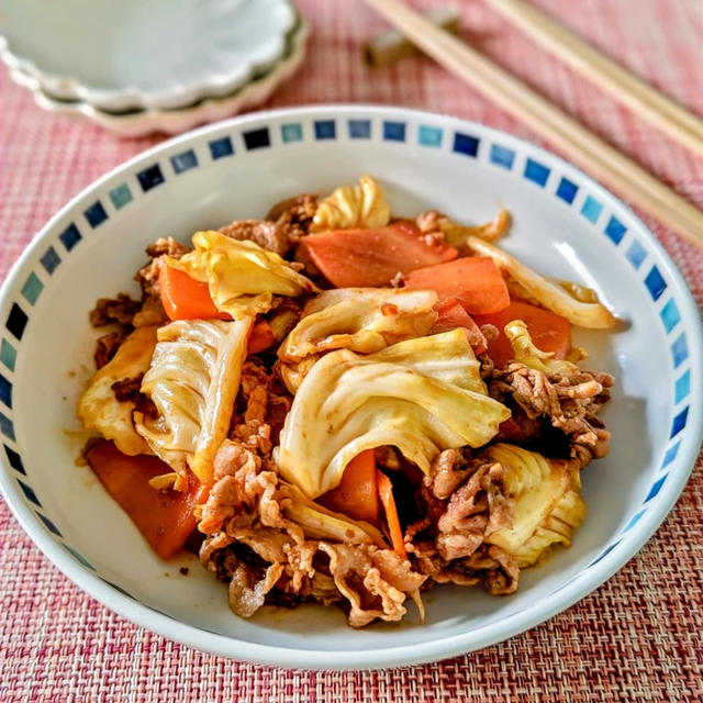 【回鍋肉・ホイコーロー】焼肉のたれで味が決まる！