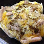また親子丼、でも主役は黒煎り七味？