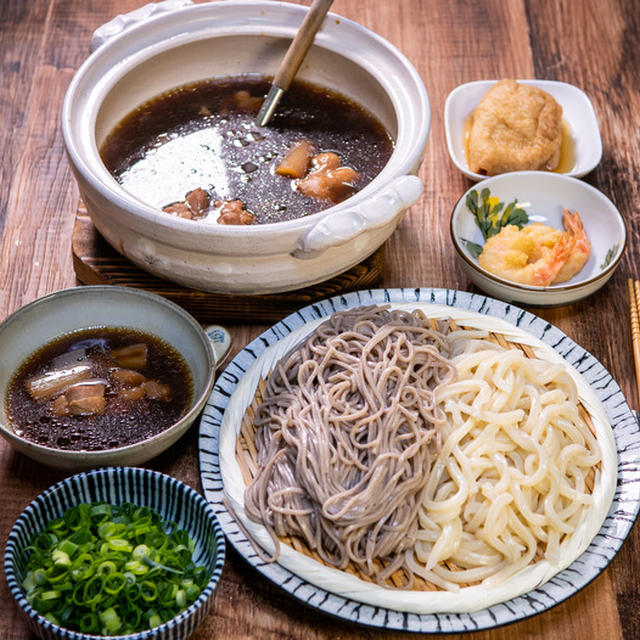 家で簡単に作って食べる「鶏だし蕎麦&うどん」&「カップヌードル欧風チーズカレー」