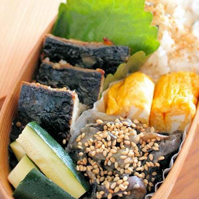 お気に入りのサバの焼き方☆夫のわっぱお弁当