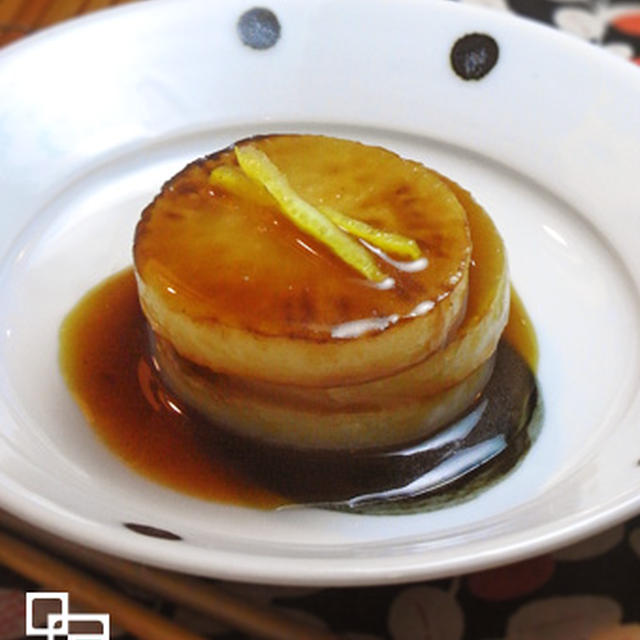 こんがり大根の即席ポン酢照り焼き