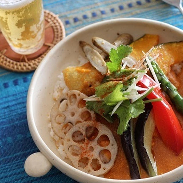 揚げ野菜のカレー