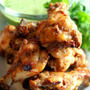 Tandoori Chicken with Cilantro Sauceタンドリーチキンの香菜ソース添え