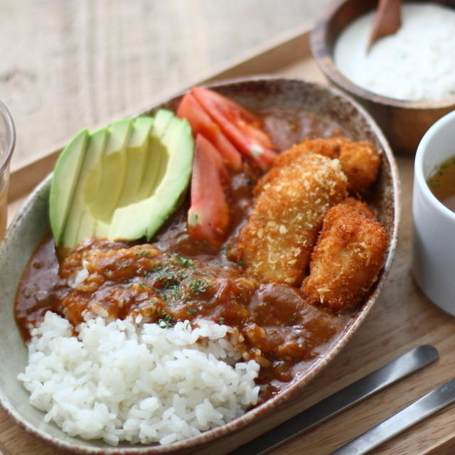 ■ムネ肉のカツカレー♪