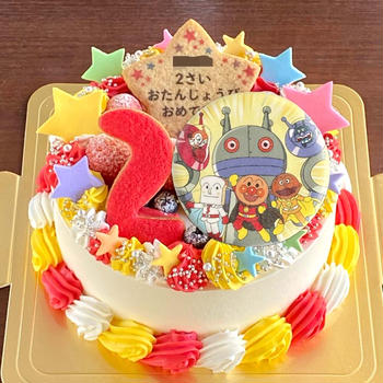 【アンパンマンケーキ】大好評！お孫さんのお誕生日ケーキ♪