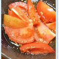 サンシャイントマトで、胡麻ナムル。