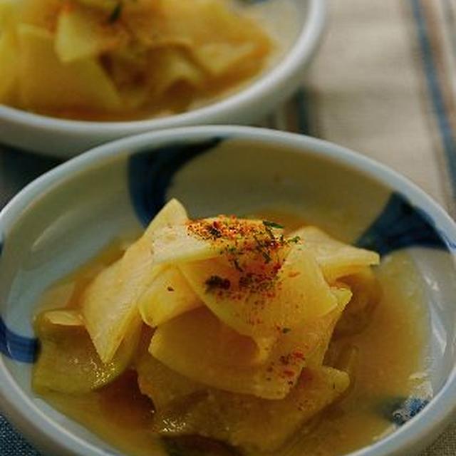 煮ずに大根味噌煮込み
