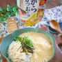 しっとりむね肉を乗せた♪優しい味わい～長芋のとろろご飯