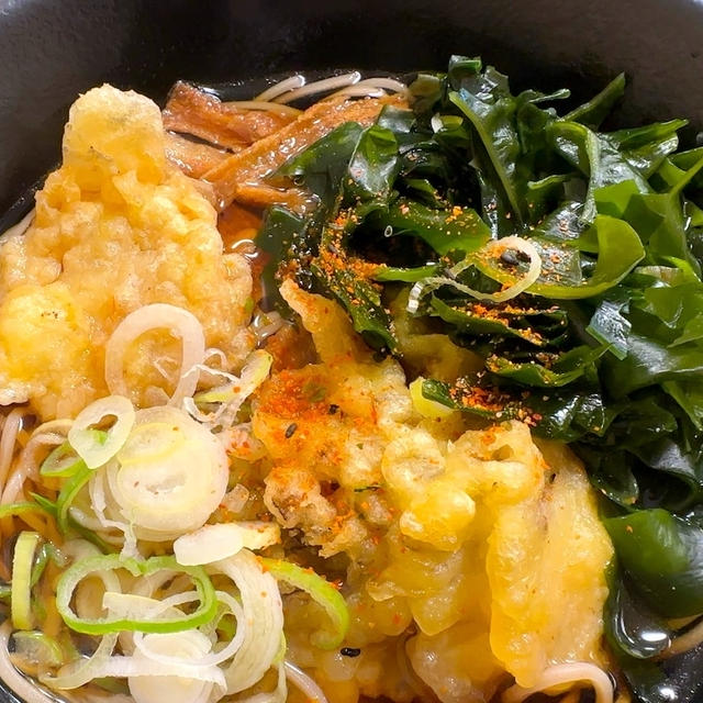 立ち蕎麦行脚「ゆで太郎平河町店の舞茸ごぼうそば」