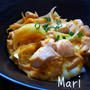レンジで4分♪ご飯に絡むとろ〜り卵が美味しい♡親子丼