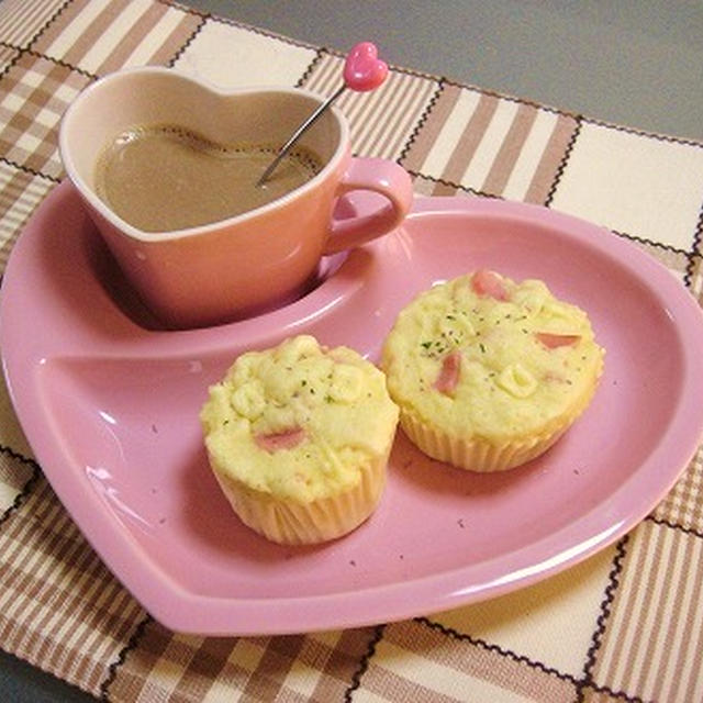 ☆HMでふわふわハムチーズ蒸しパン☆