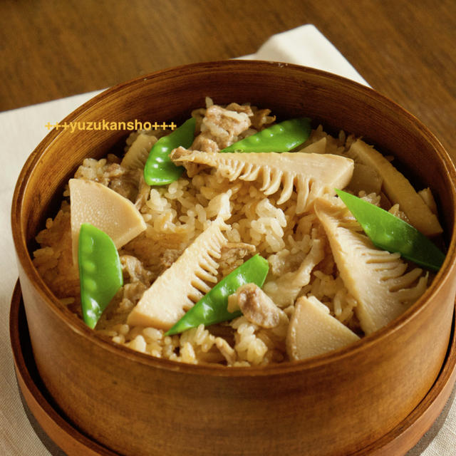 たけのこと豚肉の炊き込みご飯＊こどもの日メニュー