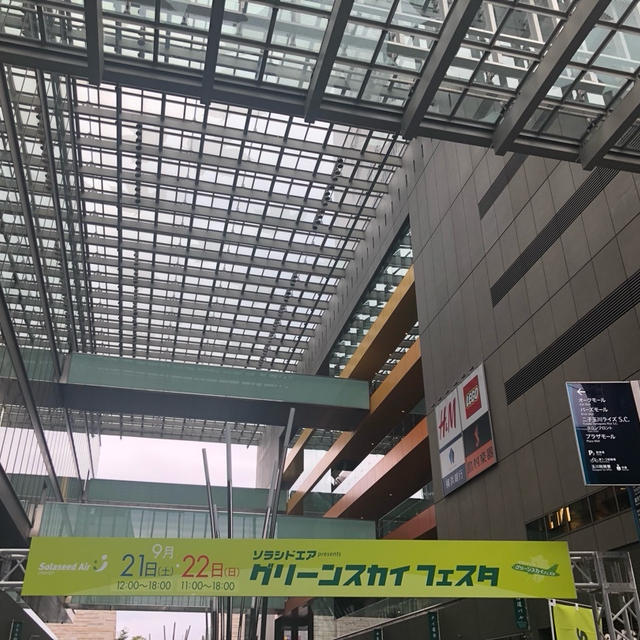 本日18時まで 二子玉川ライズガレリアでソラシドエアのイベント開催中