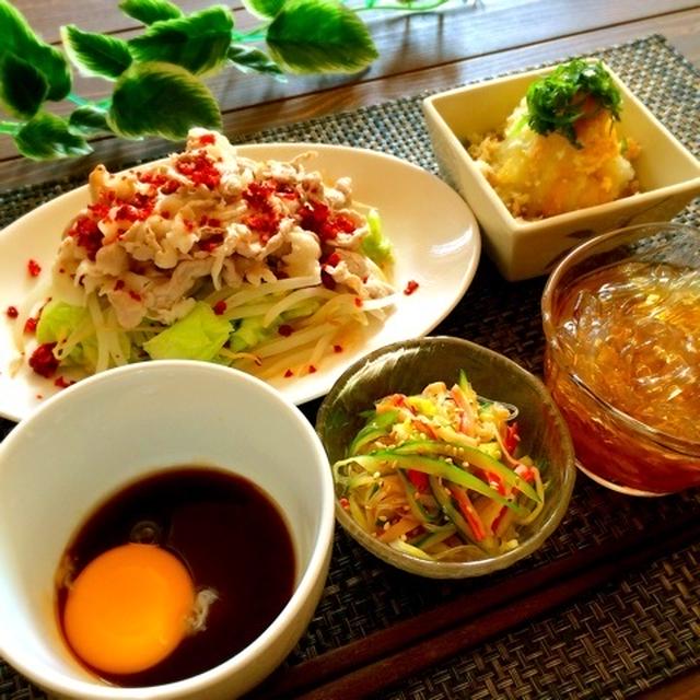 『ダイエット3日目』温しゃぶ＊納豆＊春雨＊心太♡