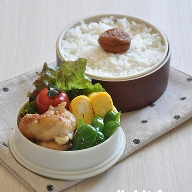 簡単！時短お弁当レシピ～お肉がジューシー♡チキンの塩麹焼き弁当～