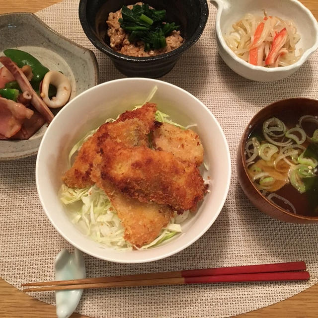 鮭カツ丼♪