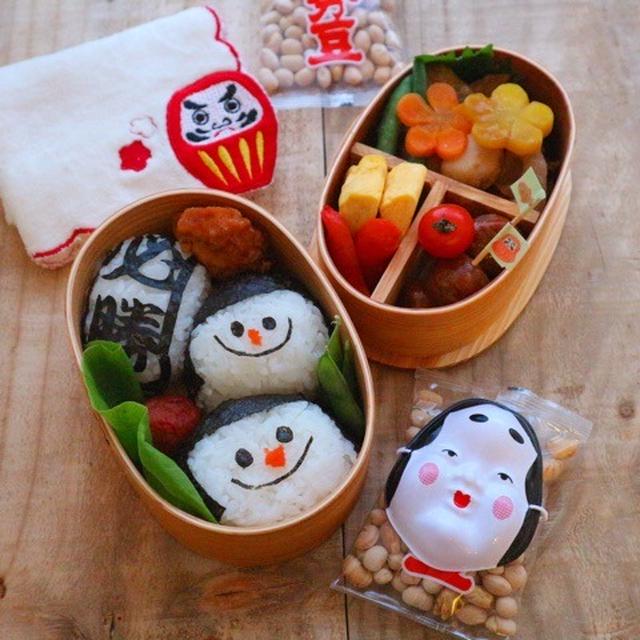 受験生のデコ弁＊必勝おにぎりと顔むすび