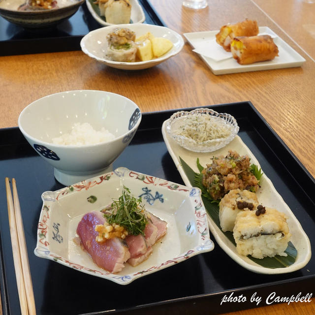 文月の日本料理教室