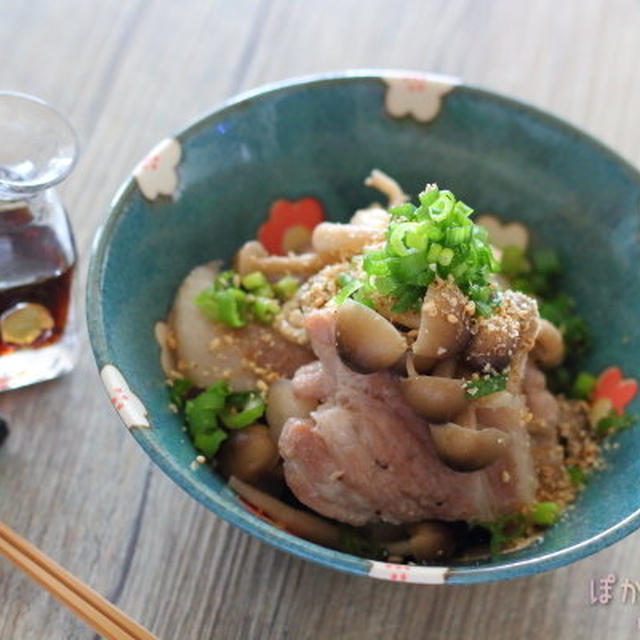 肉好きが満足する副菜【豚きのこ】