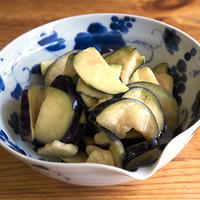 茄子の辛子醤油漬