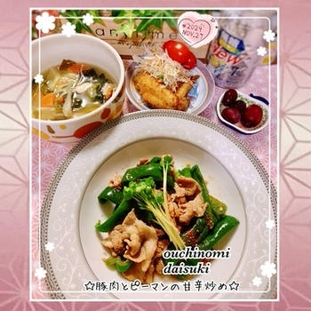 豚肉とピーマンのおつまみ☆