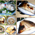 マナガツオの西京漬けに活きホッキ貝のお刺身