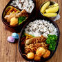 【今日のおべんと】ヒレカツ＆うずらのフライ弁当