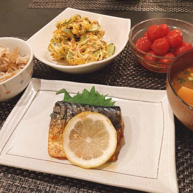 【昨日の晩ごはん☆メインはごはん！】