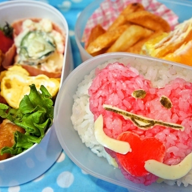 ♡なめこ栽培　ラブなめこ♡で息子に愛を*♥*弁当