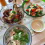 糖質ゼロ麺のベトナムフォー、コンニャク麺のヤムウンセン、イサキと京野菜のマリネ