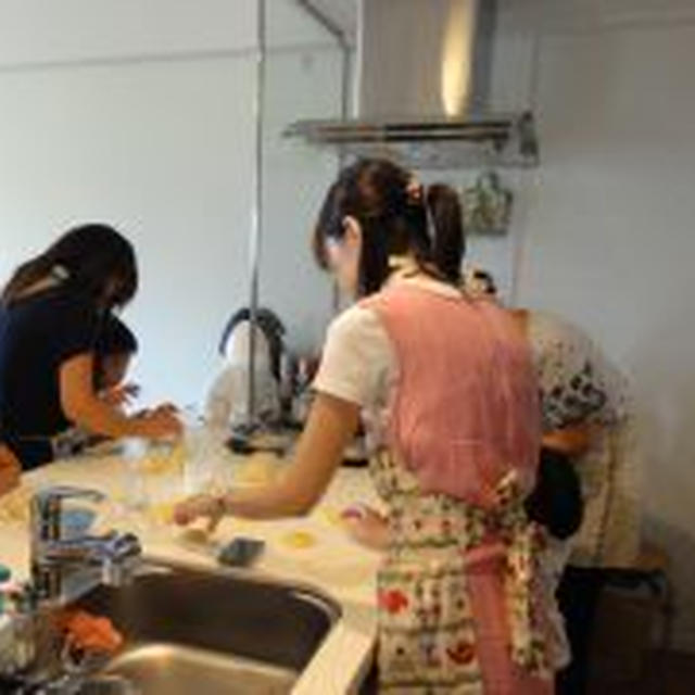 パン＆料理 教室レポート　夏休み親子パン教室＃２