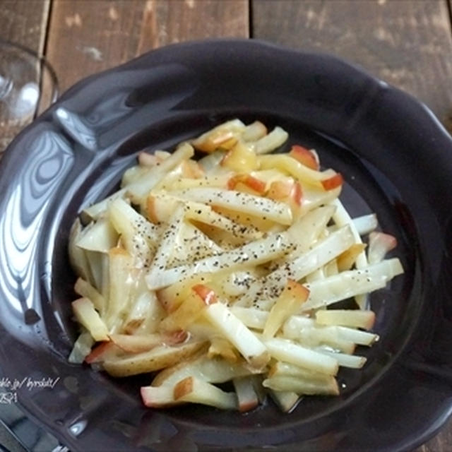 【レシピ】じゃがいもとりんごのチーズ焼き