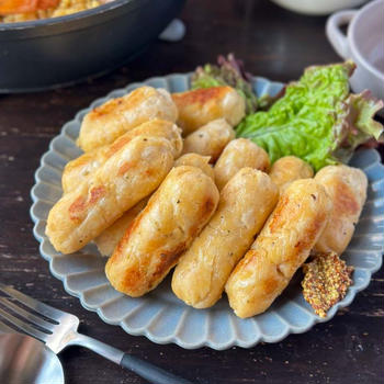自宅で手軽に☆鶏胸肉と冷凍豆腐で作る自家製ソーセージ