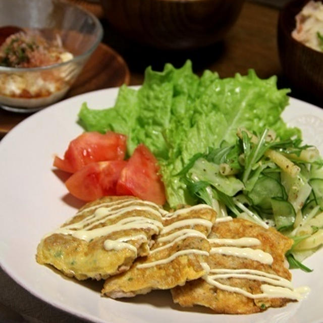 豚薄切り肉のピカタ。黒豆大福、くらしのアンテナ掲載。