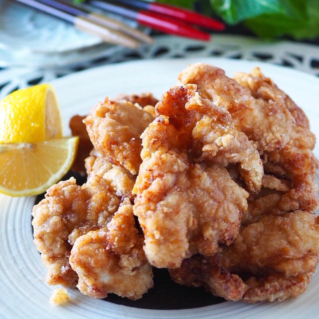 【冷めても美味しい秘密】ジューシー鶏もも肉のザクザクから揚げ