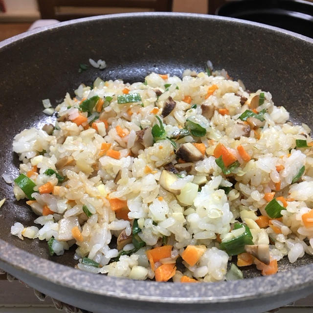 クズ野菜の炒飯