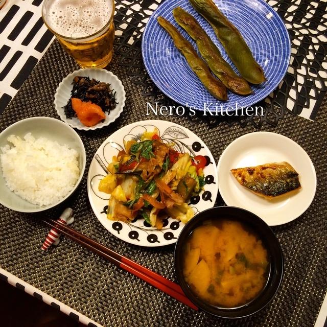 ごはんが進むササッと野菜炒め定食♪